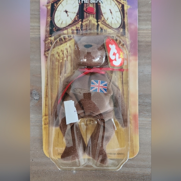 🧸 Ty Beanie Baby “Britannia” the Bear – McDonald’s Edition, England, 1999 - Picture 6 of 12